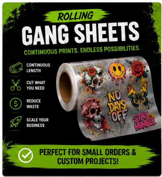 DTF Rolling Canvas Gang Sheet